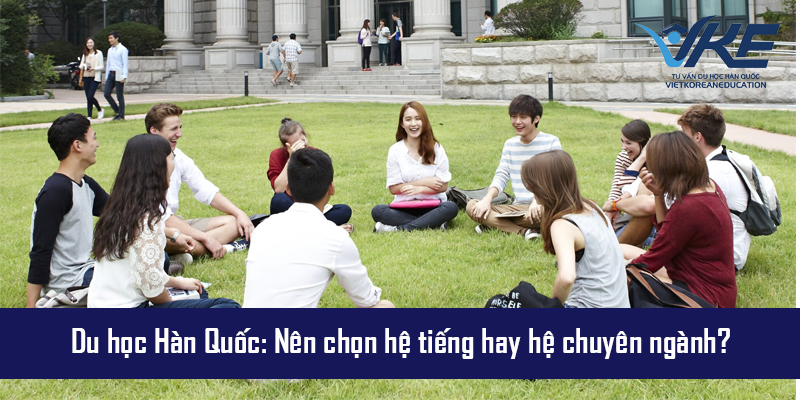 Sinh viên quốc tế tham gia chương trình du học Hàn Quốc hệ chuyên ngành