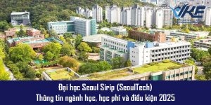 Toàn cảnh khuôn viên Đại học Seoul Sirip (SeoulTech) tại thủ đô Seoul