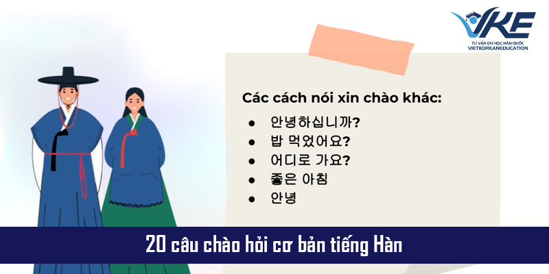Tiếng Hàn có nhiều cách để chào hỏi hàng ngày
