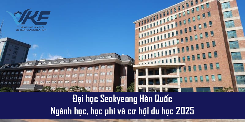 Khuôn viên mùa xuân tại Đại học Seokyeong Hàn Quốc