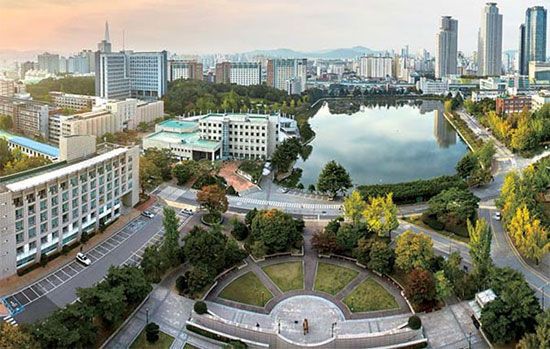 Đại học Konkuk – Cái nôi đào tạo doanh nhân và nghệ sĩ nổi tiếng Hàn Quốc 2 Khuôn viên chính Đại học Konkuk